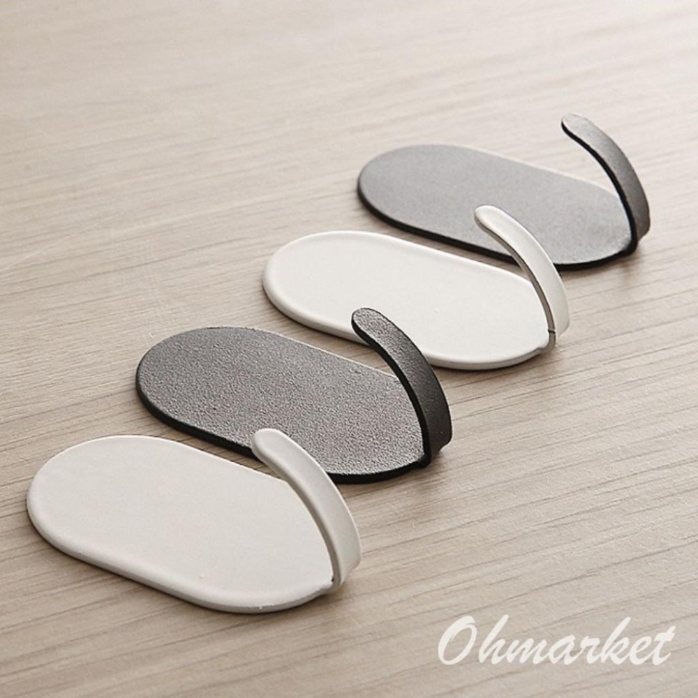 【生活市集】 素色鐵製壁掛鉤 附3M貼片 免打孔 掛勾 衣帽架 掛鉤架 掛衣鉤 鑰匙鉤 金屬掛鉤 玄關掛鉤 浴室-細節圖9