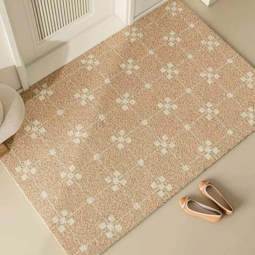 💖法式可可 60x90【玄關絲圈地墊】