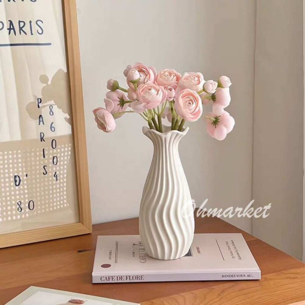 【生活市集】 簡約造型花瓶 花瓶花插 玻璃花瓶 透明花瓶 插花瓶 玻璃擺件 桌面裝飾 乾燥花花瓶-細節圖4