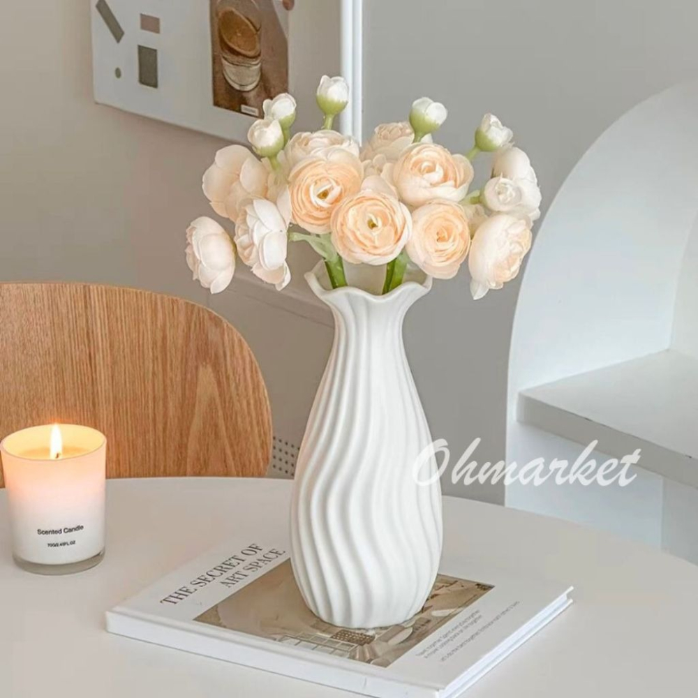 【生活市集】 簡約造型花瓶 花瓶花插 玻璃花瓶 透明花瓶 插花瓶 玻璃擺件 桌面裝飾 乾燥花花瓶-細節圖5