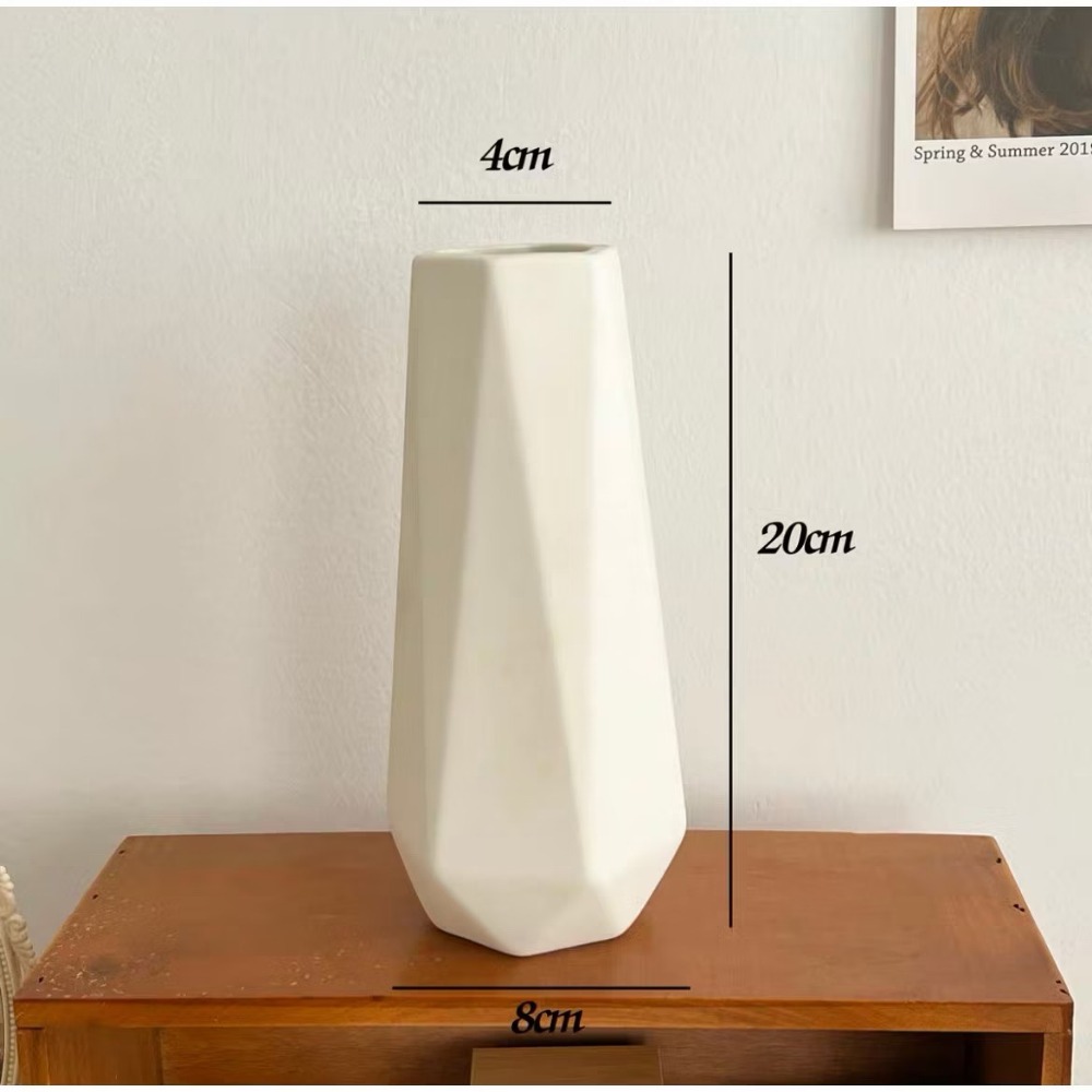 【生活市集】 簡約造型花瓶 花瓶花插 玻璃花瓶 透明花瓶 插花瓶 玻璃擺件 桌面裝飾 乾燥花花瓶-規格圖9