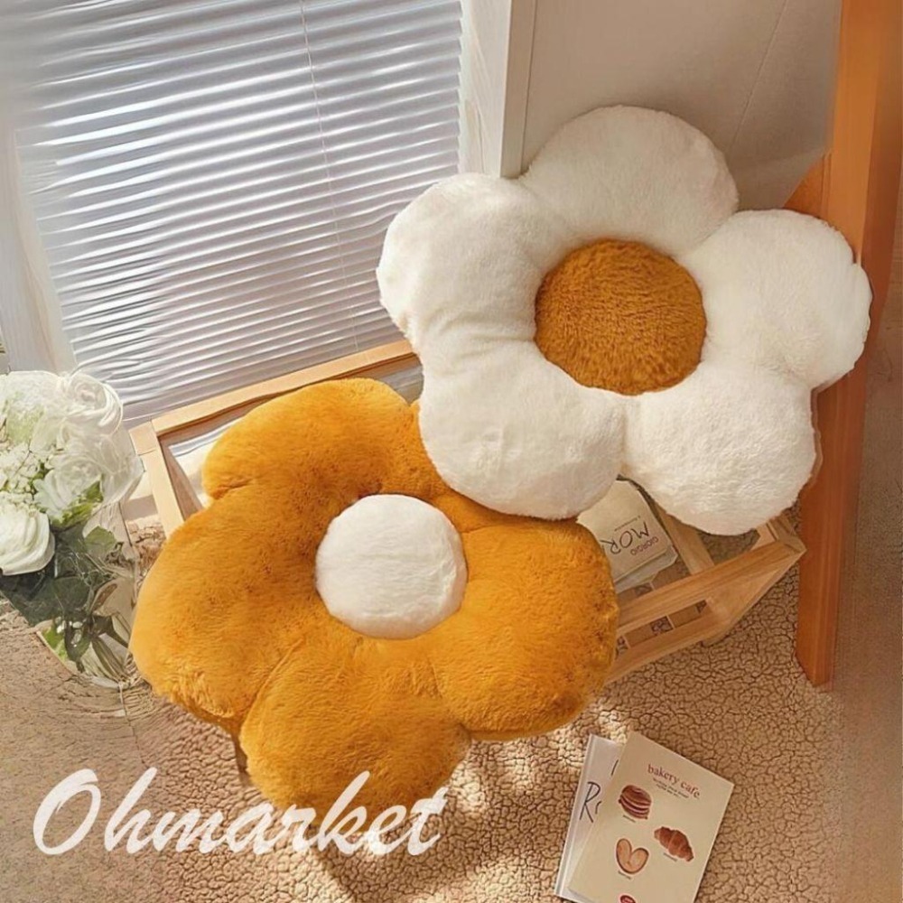 【生活市集】韓系小花抱枕 造型抱枕 花朵抱枕 絨毛抱枕鬱金香抱枕沙發抱枕靠枕造型抱枕汽車抱枕民宿靠墊頭枕-細節圖2