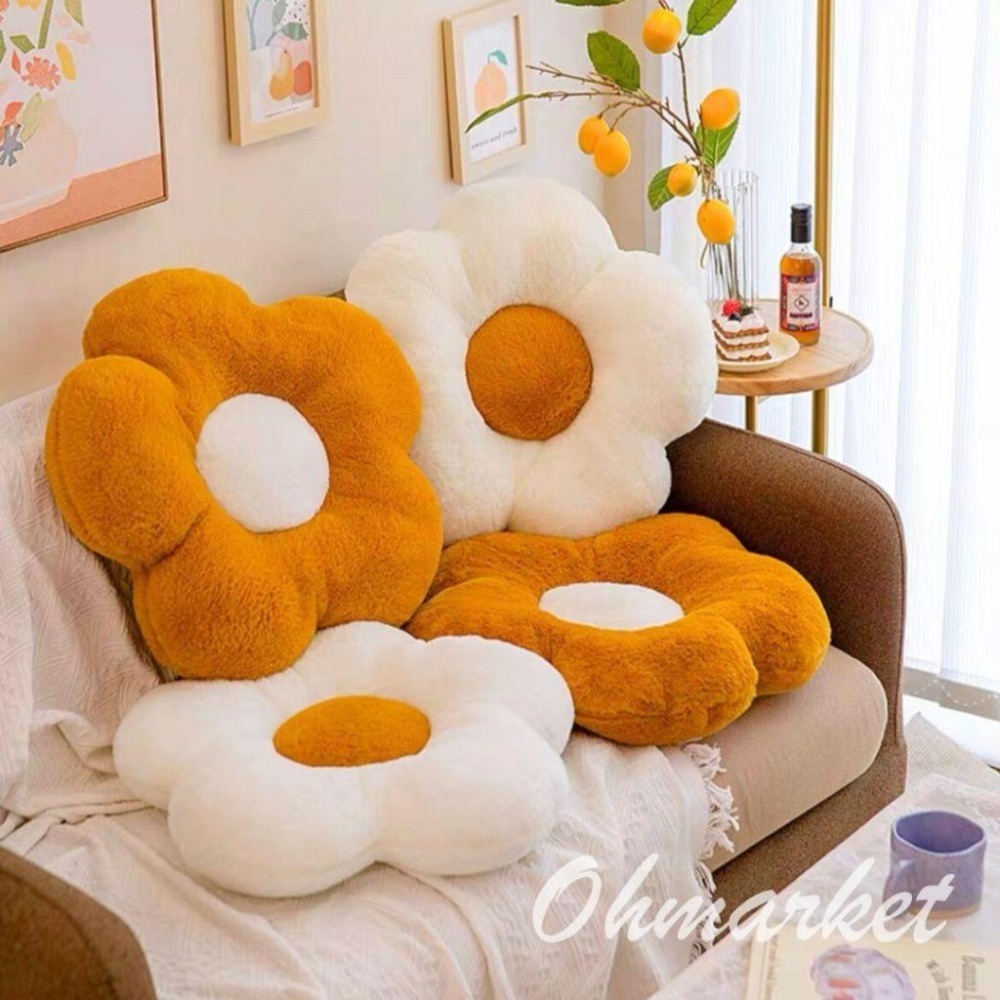 【生活市集】韓系小花抱枕 造型抱枕 花朵抱枕 絨毛抱枕鬱金香抱枕沙發抱枕靠枕造型抱枕汽車抱枕民宿靠墊頭枕-細節圖6
