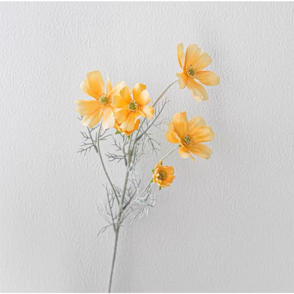 【生活市集】 韓系波斯菊小菊花仿真花 小菊花假花 拍照道具 佈置 居家擺設仿真花禮物情人節花束拍照佈置假花花瓶-規格圖11