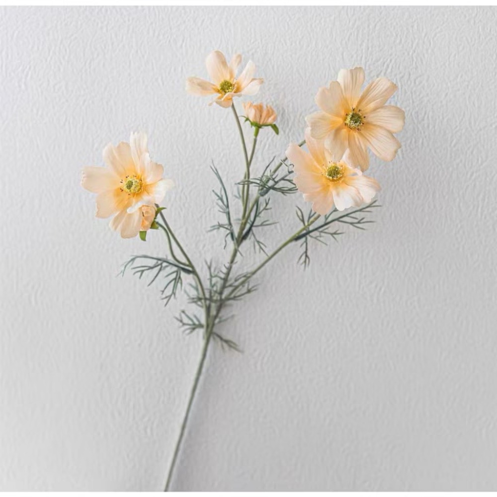 【生活市集】 韓系波斯菊小菊花仿真花 小菊花假花 拍照道具 佈置 居家擺設仿真花禮物情人節花束拍照佈置假花花瓶-規格圖11