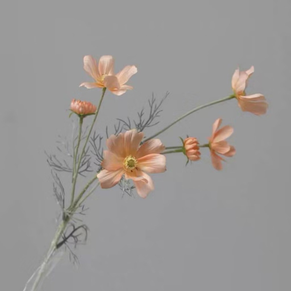 【生活市集】 韓系波斯菊小菊花仿真花 小菊花假花 拍照道具 佈置 居家擺設仿真花禮物情人節花束拍照佈置假花花瓶-規格圖11