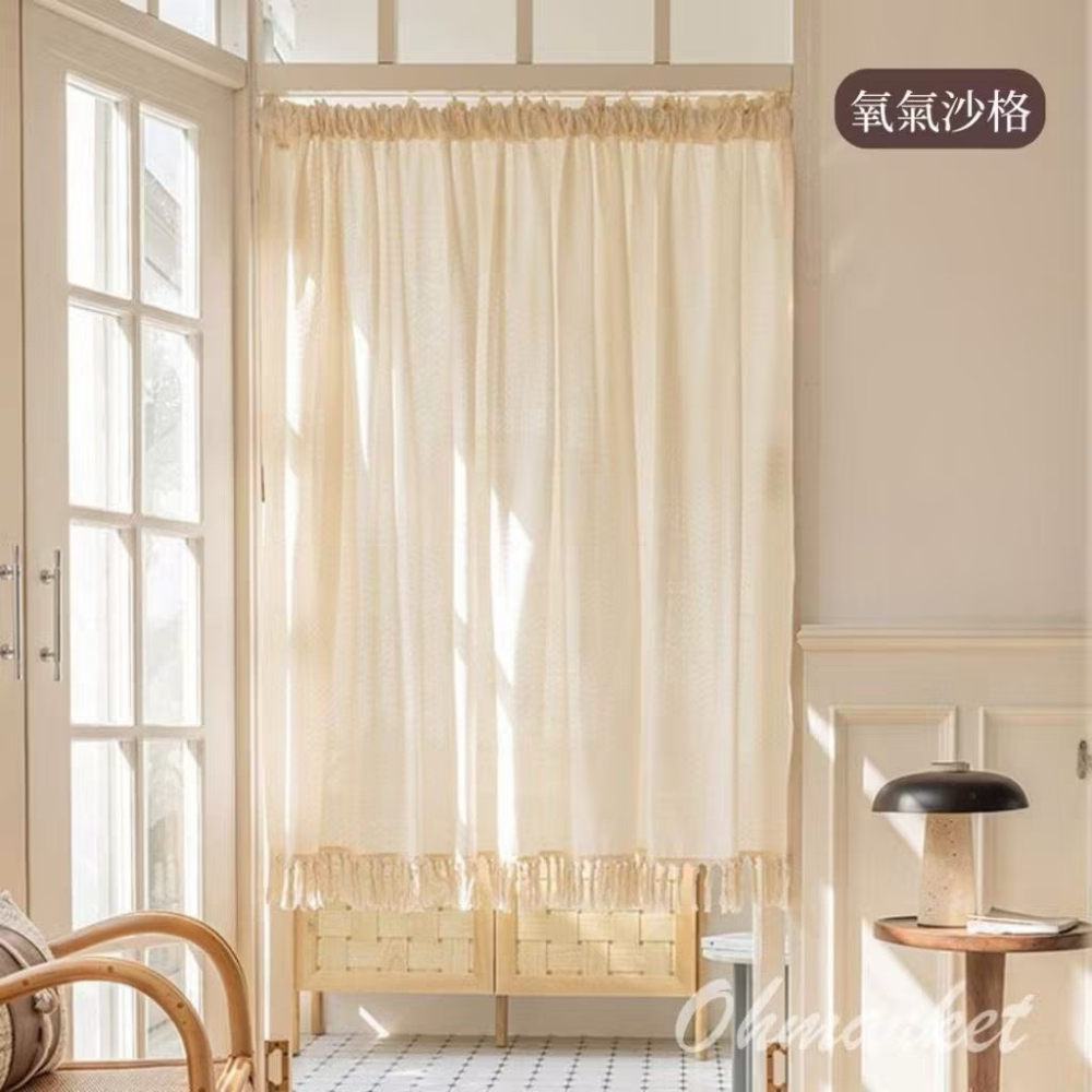 【生活市集】 素色棉麻門簾 雙開門簾 居家門簾 長門簾 廚房門簾 風水門簾 門廉 窗簾 廁所門簾浴室門 窗簾-細節圖2