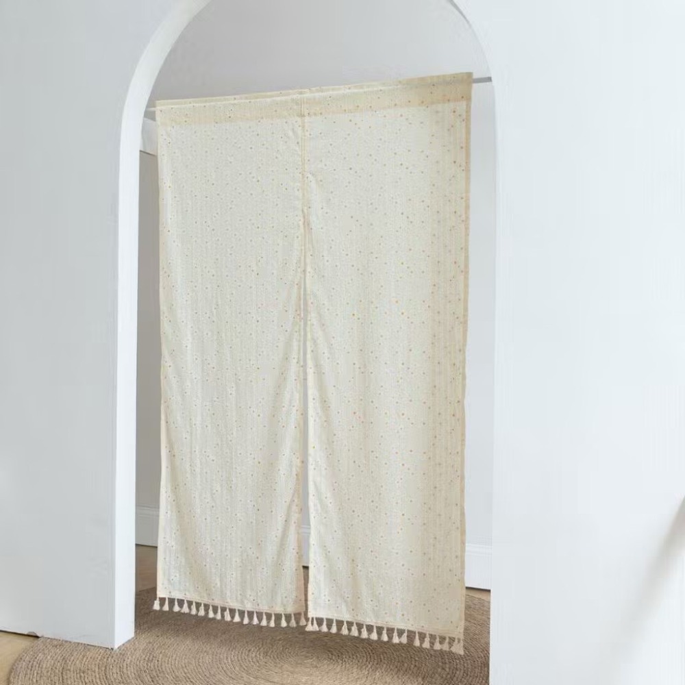 【生活市集】 素色棉麻門簾 雙開門簾 居家門簾 長門簾 廚房門簾 風水門簾 門廉 窗簾 廁所門簾浴室門 窗簾-規格圖11