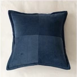 靛藍色45x45 【燈芯絨 枕套】