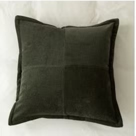 墨綠色45x45 【燈芯絨 枕套】