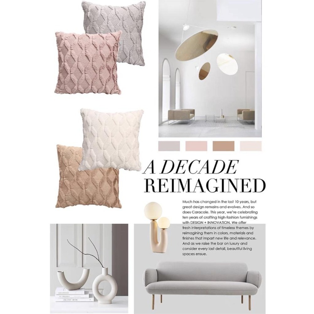 【生活市集】 雙面北歐字花抱枕套 抱枕套 沙發抱枕客廳 造型抱枕沙發靠枕坐墊波西米亞抱枕北歐汽車靠墊沙發靠枕-細節圖2