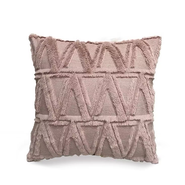 A字花【雙面 / 皮粉色45x45】