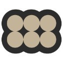 【生活市集】 瀝水餐具墊 奶茶色瀝水餐墊 瀝水架 餐具收納 餐具架 吸水餐墊廚房收納吸水防潮廚房洗手台防潮-規格圖9