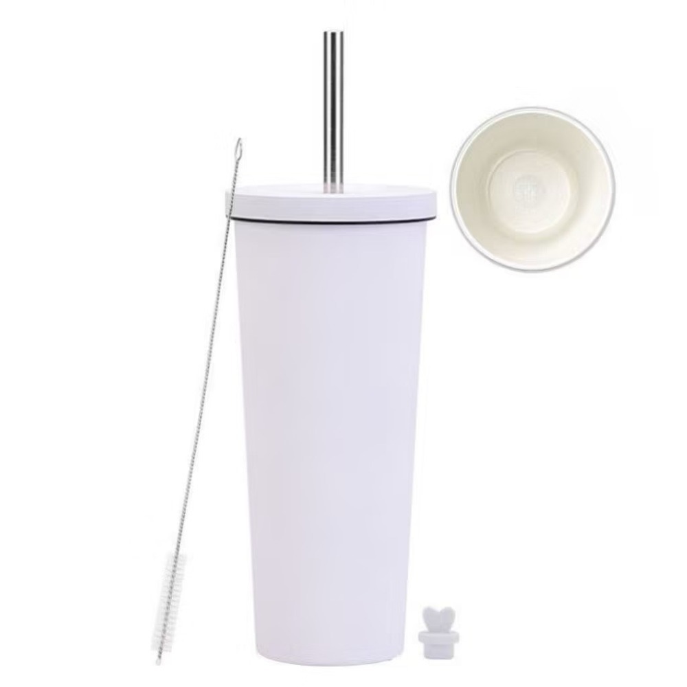 【生活市集】 大容量 北歐10色✨830ml不銹鋼保溫杯 陶瓷內膽 隨行杯咖啡杯冰霸杯保冷杯保溫奶茶-規格圖9