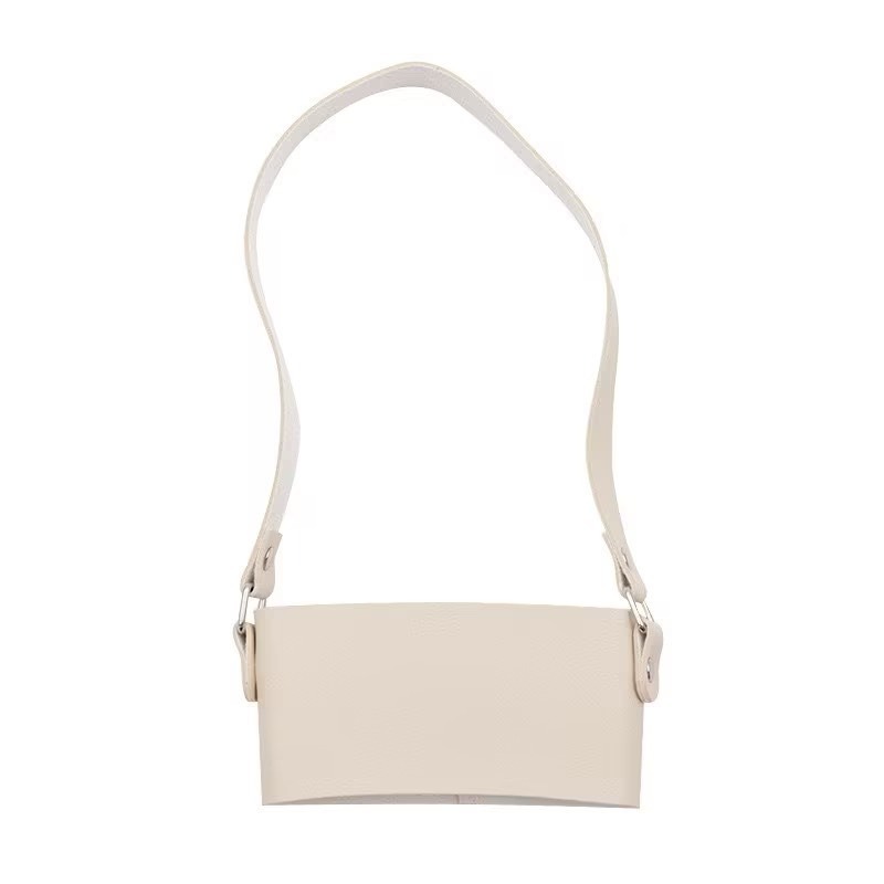 奶白色【 皮革手提杯套】