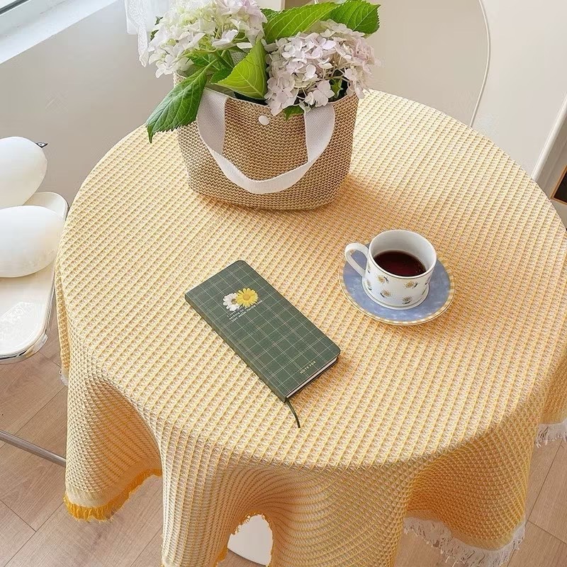 方格紋 / 鬱金黃 90 x 150