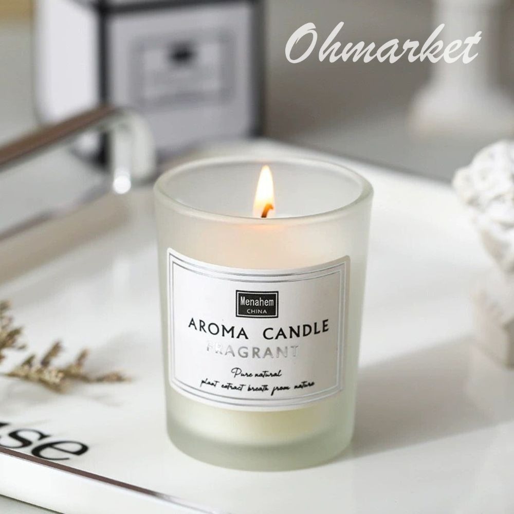 【生活市集】黑白禮盒 香氛蠟燭 大豆蠟 香薰蠟燭 大豆蠟蠟燭  融蠟燈蠟燭 蠟燭 交換禮物蠟燭燈蠟燭-細節圖3