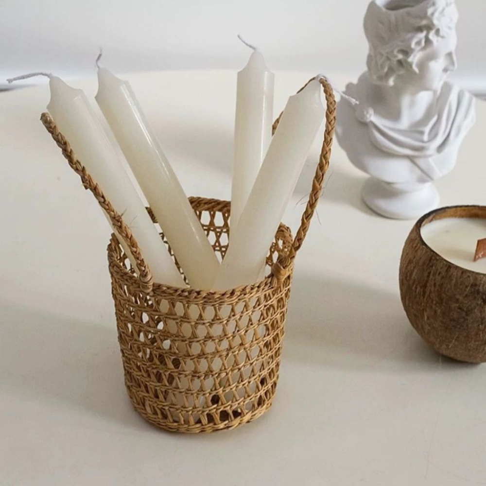 【生活市集】 歐式圓柱蠟燭 賣場燭台專用 長蠟燭 純白蠟燭 香氛 香薰蠟燭  蠟燭台燭台蠟燭佈置燭光晚餐告白-細節圖2