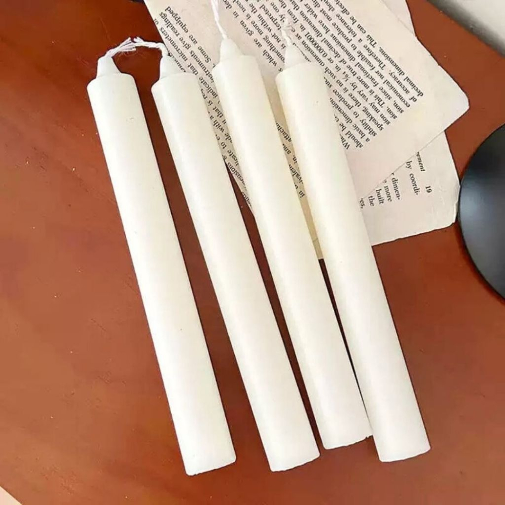 【生活市集】 歐式圓柱蠟燭 賣場燭台專用 長蠟燭 純白蠟燭 香氛 香薰蠟燭  蠟燭台燭台蠟燭佈置燭光晚餐告白-細節圖4