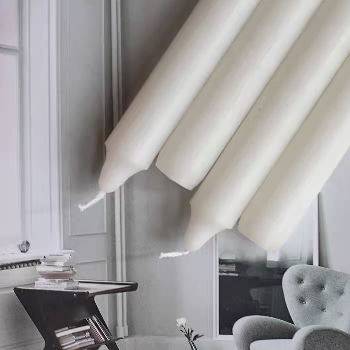 【生活市集】 歐式圓柱蠟燭 賣場燭台專用 長蠟燭 純白蠟燭 香氛 香薰蠟燭  蠟燭台燭台蠟燭佈置燭光晚餐告白-細節圖8