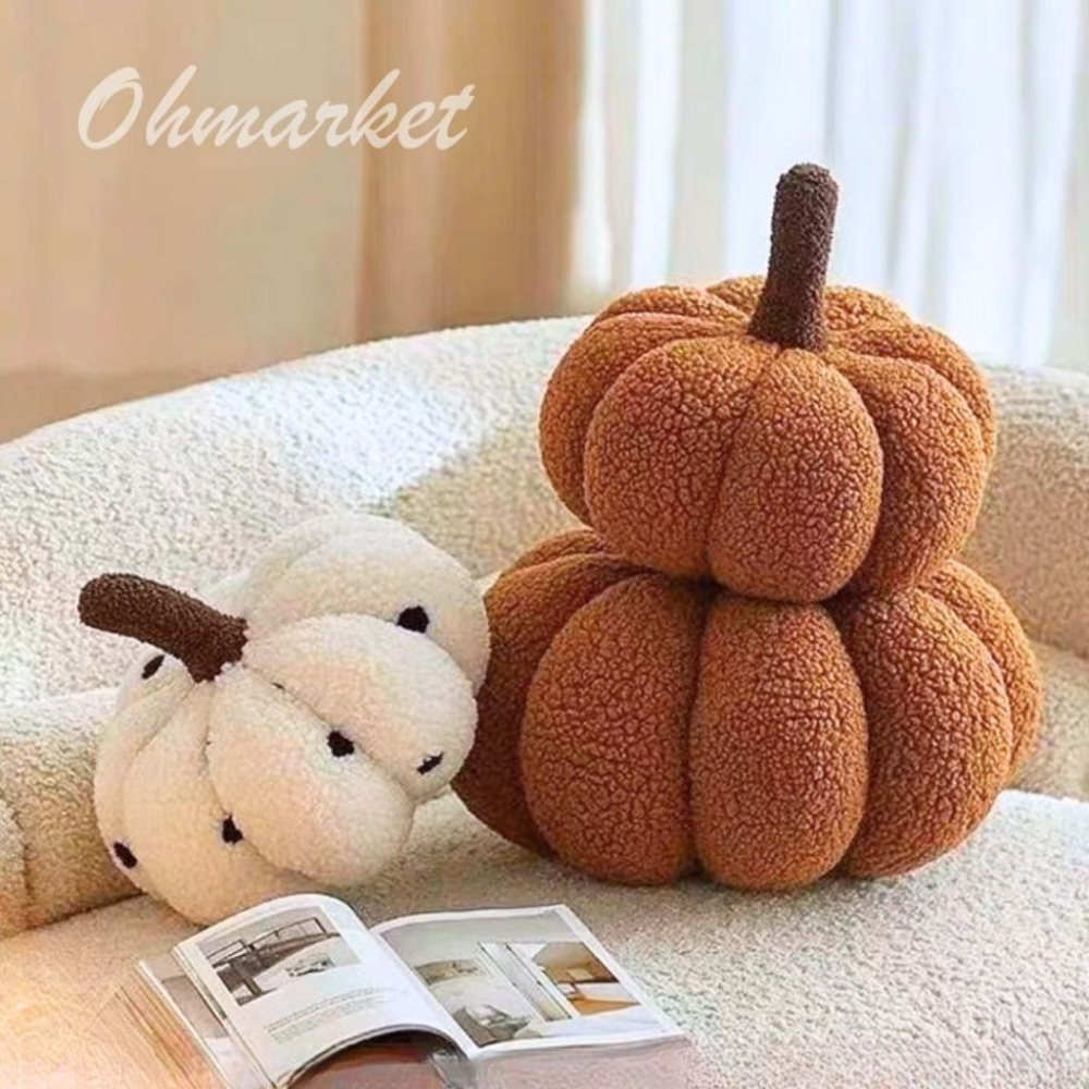【生活市集】 北歐絨毛造型抱枕 南瓜抱枕 花朵抱枕 絨毛抱枕鬱金香抱枕沙發抱枕靠枕造型抱枕汽車抱枕民宿靠墊頭枕-細節圖3
