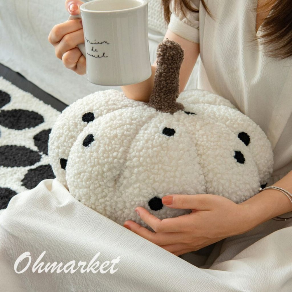 【生活市集】 北歐絨毛造型抱枕 南瓜抱枕 花朵抱枕 絨毛抱枕鬱金香抱枕沙發抱枕靠枕造型抱枕汽車抱枕民宿靠墊頭枕-細節圖4