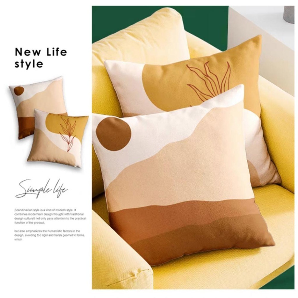 【生活市集】 莫蘭迪系列抱枕 可拆洗抱枕 抱枕套 抱枕 坐墊沙發抱枕造型抱枕北歐抱枕兩用沙發靠墊枕頭套-細節圖3