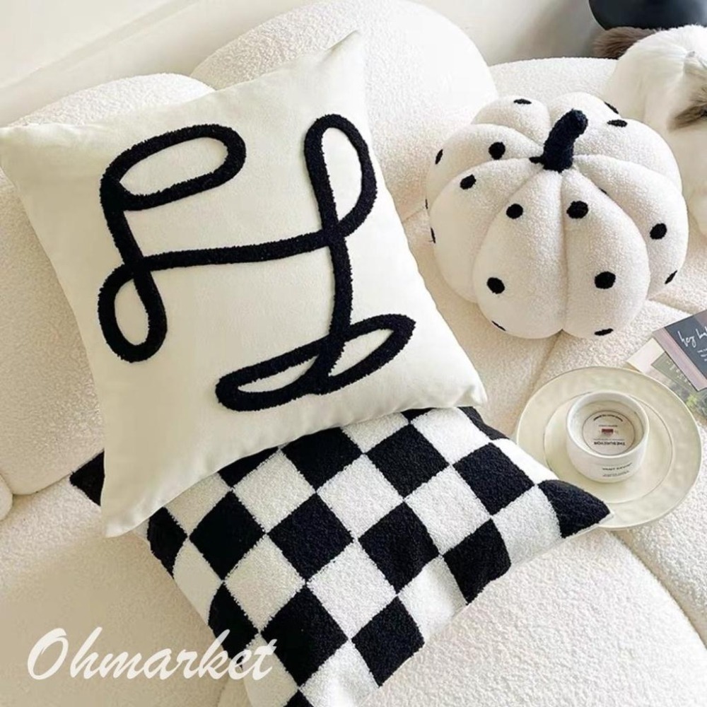 【生活市集】 韓系小花抱枕 可拆洗抱枕 抱枕套 坐墊沙發抱枕造型抱枕北歐抱枕兩用沙發靠墊枕頭套-細節圖8