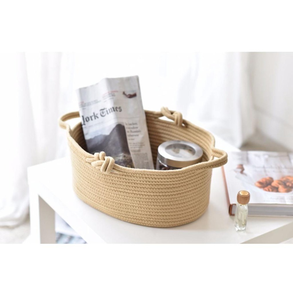 【生活市集】大容量編織收納籃 雜物收納籃 編織髒衣籃 編織居家雜物收納籃置物籃儲物籃編織籃 衣櫃收納玩偶籃-細節圖3