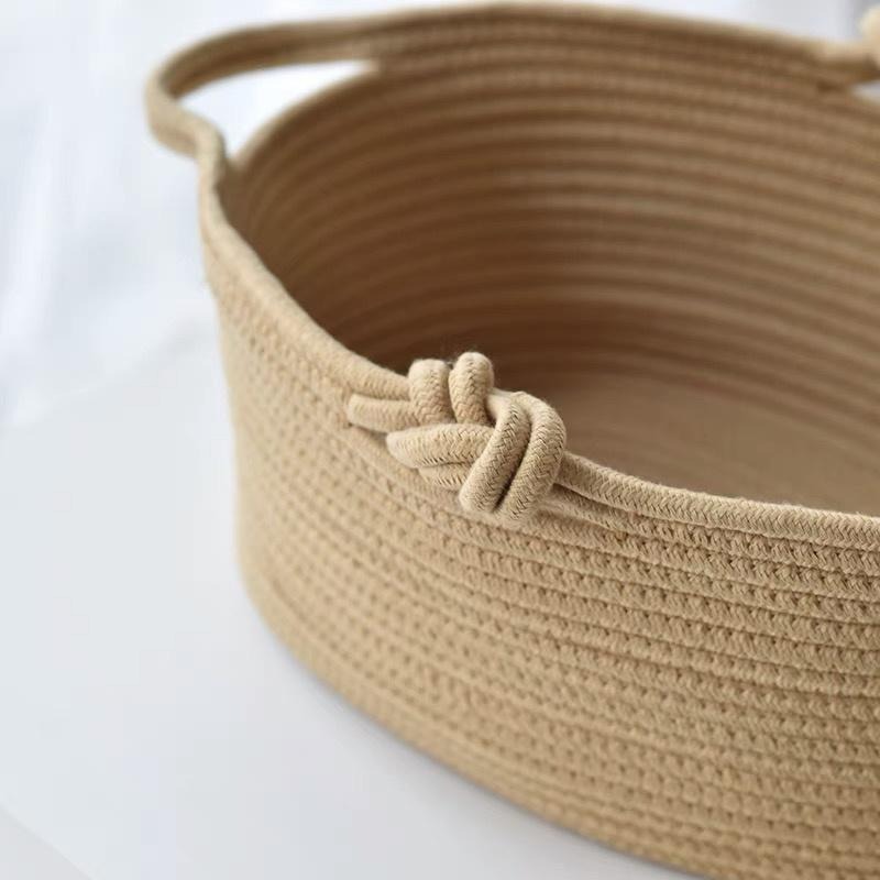 【生活市集】大容量編織收納籃 雜物收納籃 編織髒衣籃 編織居家雜物收納籃置物籃儲物籃編織籃 衣櫃收納玩偶籃-細節圖8