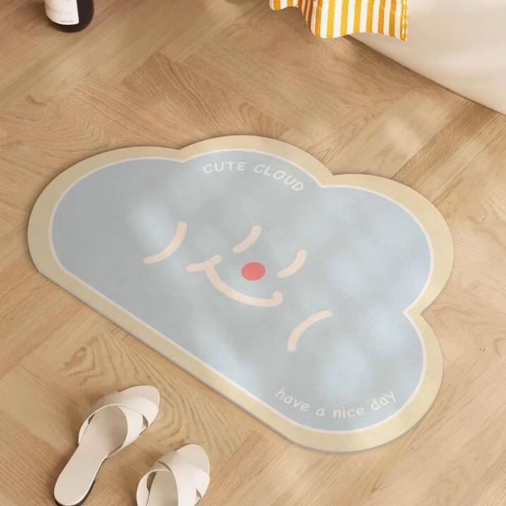 【生活市集】硅藻風吸水軟地墊 浴室吸水地墊 防滑吸水地墊防滑地墊浴室地墊腳踏墊吸水地墊珪藻土矽藻土硅藻-規格圖9