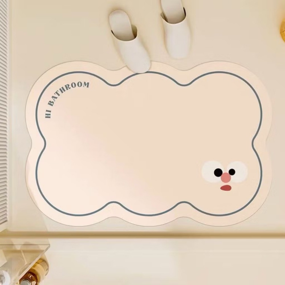 【生活市集】硅藻風吸水軟地墊 浴室吸水地墊 防滑吸水地墊防滑地墊浴室地墊腳踏墊吸水地墊珪藻土矽藻土硅藻-規格圖9