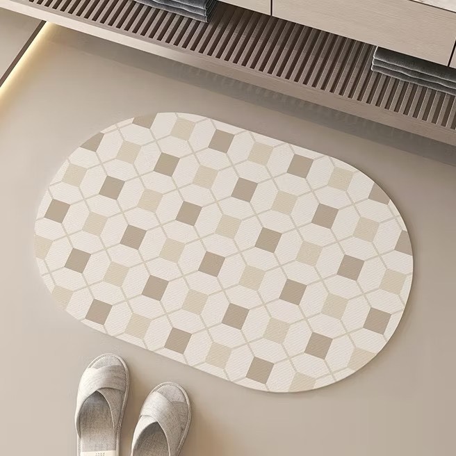 【生活市集】硅藻風吸水軟地墊 浴室吸水地墊 防滑吸水地墊防滑地墊浴室地墊腳踏墊吸水地墊珪藻土矽藻土硅藻-規格圖9