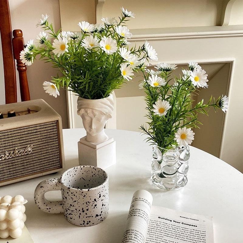 【生活市集】 韓系高質感仿真花 鬱金香假花 拍照道具 佈置 居家擺設 仿真花禮物情人節花束拍照佈置假花花瓶-細節圖3