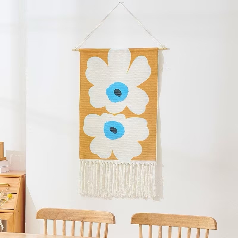 【雙生花】50x70+20流蘇