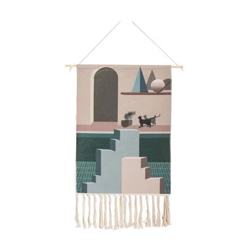 【貓咪之家】50x70+20流蘇