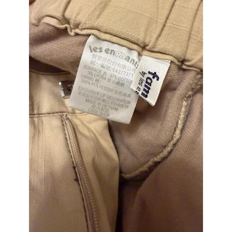 二手九成新 麗嬰房素色寬鬆長褲 10號 腰圍可調-細節圖5