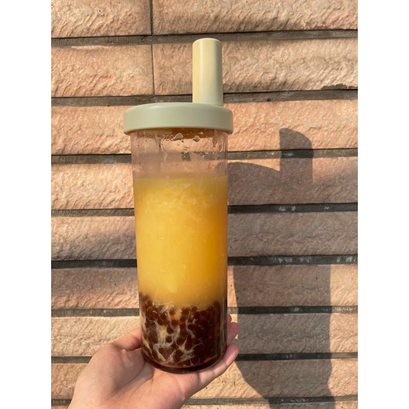 可刷卡 大象杯S不鏽鋼環保杯 櫻桃小丸子 暖陽甜橙色 720ml保溫保冰-細節圖7