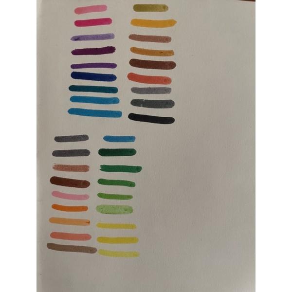 二手小學生文具 雄獅色鉛筆24色 SKB彩色筆 飛龍30cc廣告顏料 全新鯊魚吊飾-細節圖4