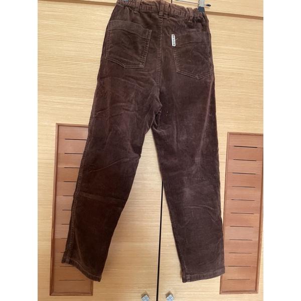 近全新二手深棕色長褲boys club 純色 素色 簡約 深色-細節圖3