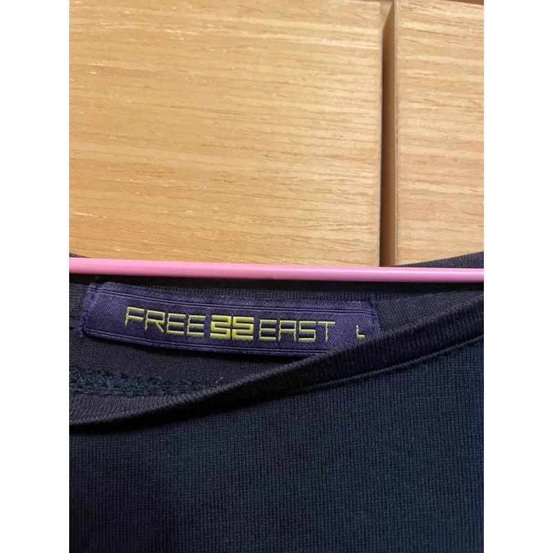 近全新FREE EAST純棉透氣長版連身裙 台灣製-細節圖4