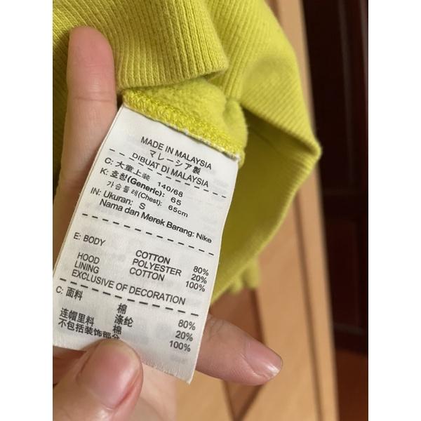 二手男童裝 正版NIKE 男童長袖連帽上衣 適合140公分-細節圖4