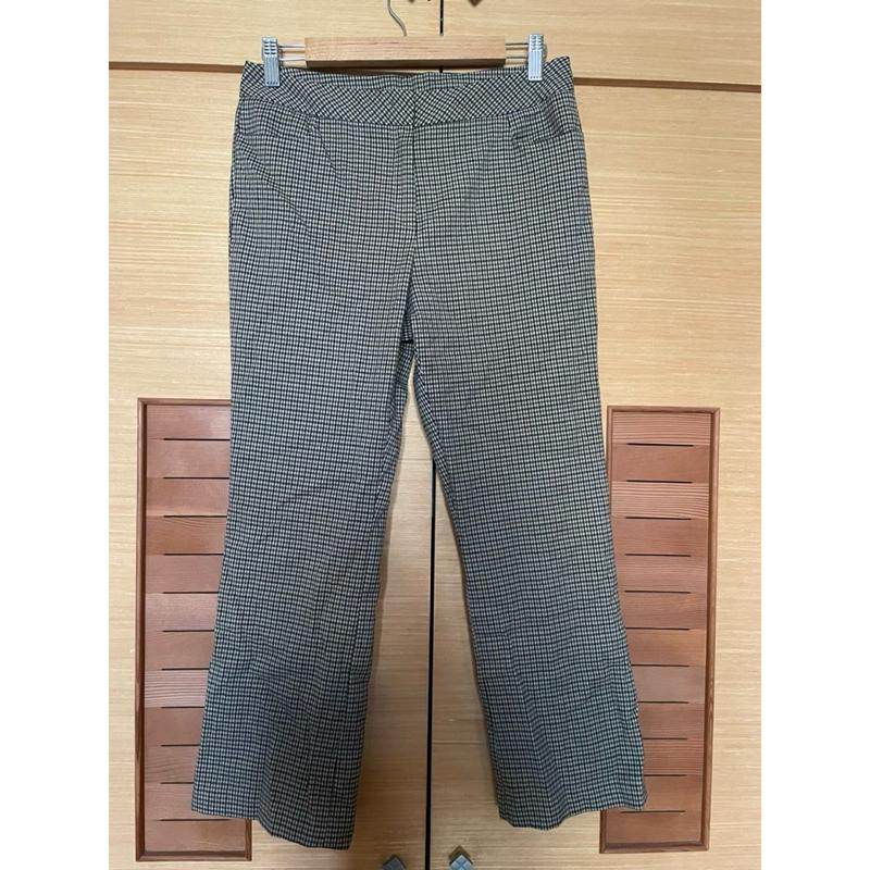 近全新 正韓 Stable 格紋西裝褲-細節圖2