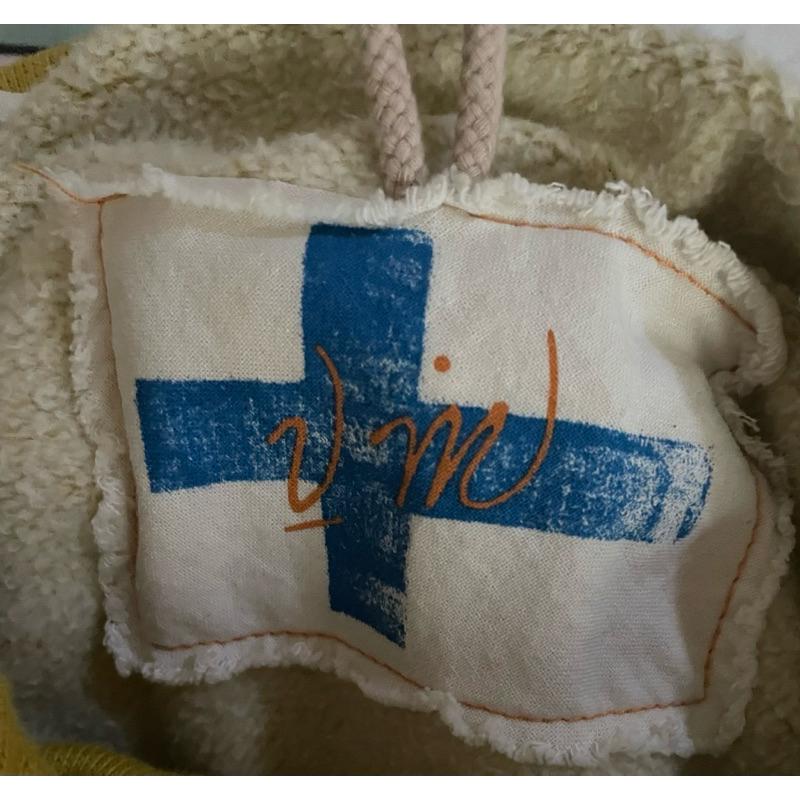 二手近全新 日牌Vin 舒適純棉長袖厚外套-細節圖5