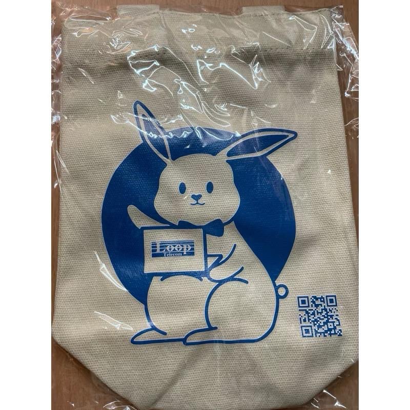 全新unikorn 飲料帆布提袋 晶成半導體loop telecom 星通資訊-細節圖2