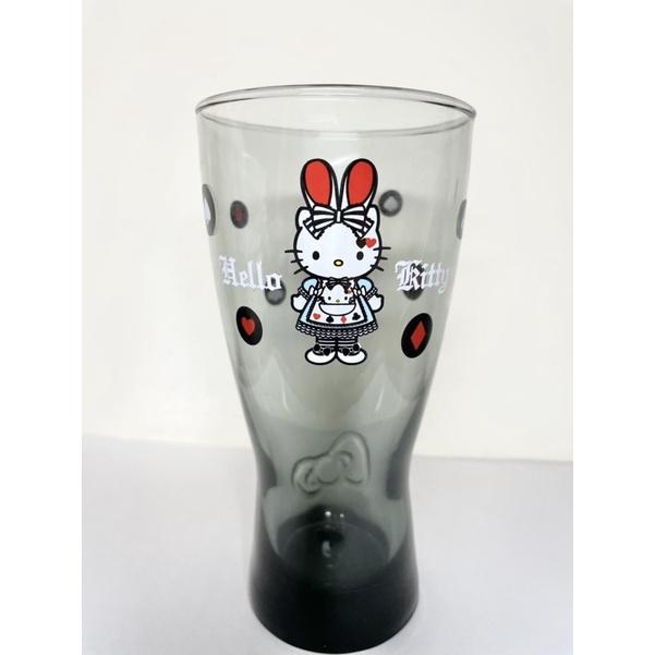 全新 40週年KITTY玻璃曲線杯 / 玻璃杯 7-11 HELLOKITTY-細節圖2
