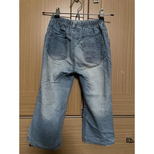 二手女童牛仔長褲 簡約-細節圖2