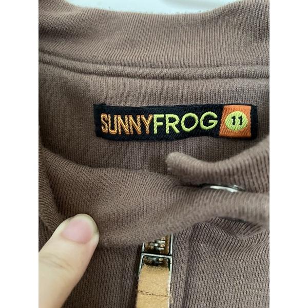 二手童裝長袖上衣外套 狗狗可愛圖騰 sunny frog-細節圖3