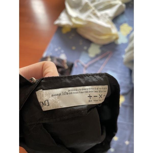 9成新 uniqlo風 簡約 素色 純色 百搭黑吊帶裙加減乘除-細節圖4