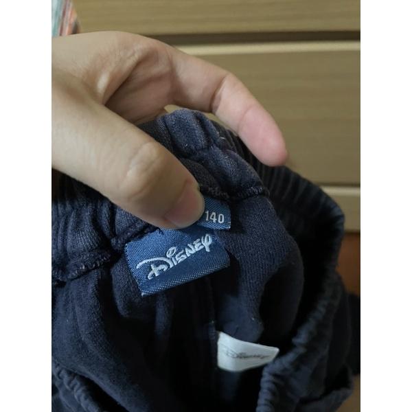 二手童裝 迪士尼米奇素色保暖寬鬆長褲 鬆緊帶 適合140公分孩童 簡約 Uniqlo 風-細節圖3